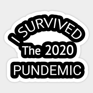 I survived the 2020 pundemic #Covid Sticker